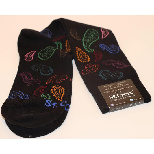 St. Croix Socks (Outlined Paisley)