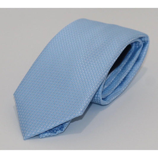 The Shirt Shop Tie - Sky Blue Mini Check