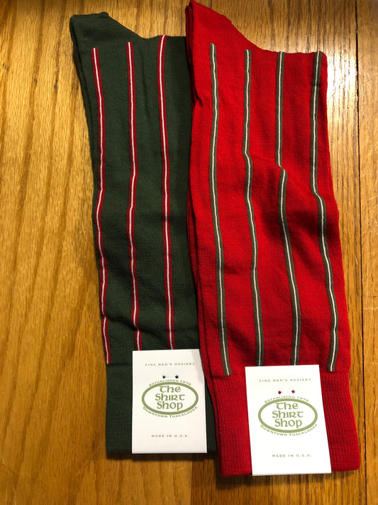 The Shirt Shop Socks - Christmas Stripe