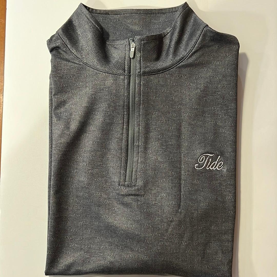Peter Millar Iron Perth Quarter Zip (Tide Script)