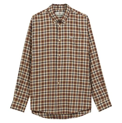 Barbour Fallowlane Regular Fit Checked Shirt - Olive