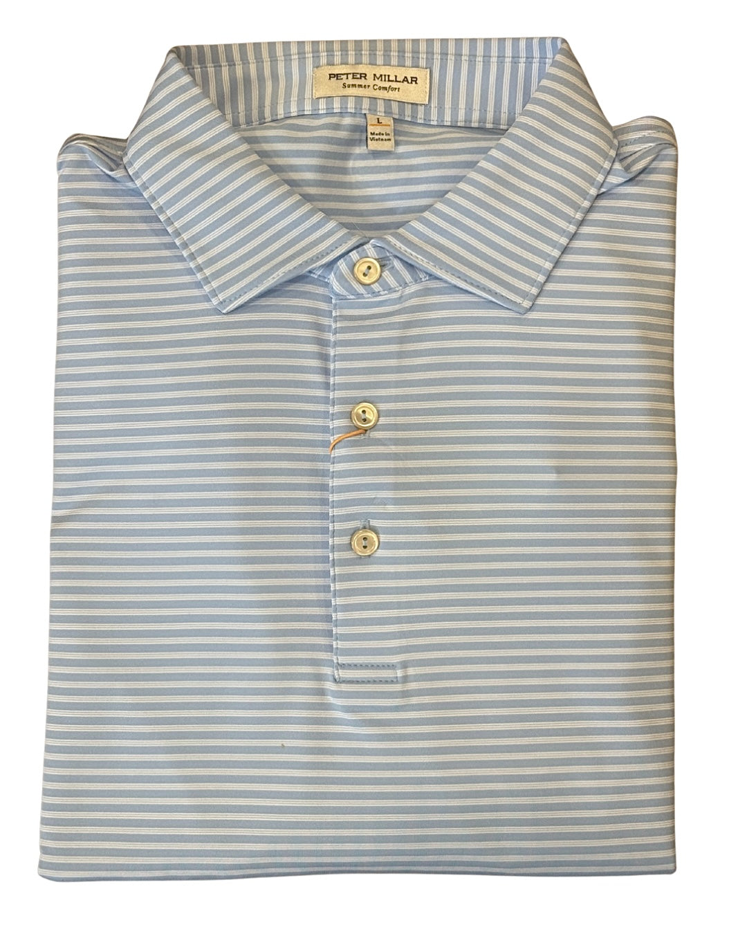 Peter Millar Tiebreaker Polo- Cottage Blue