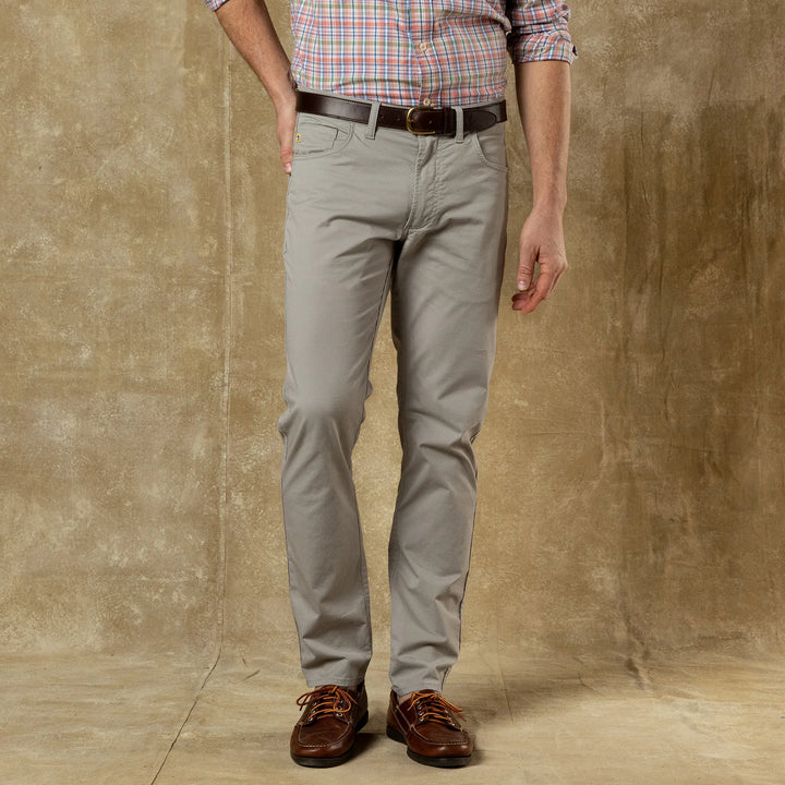 Duck Head Shoreline 5-Pocket - Dove Grey