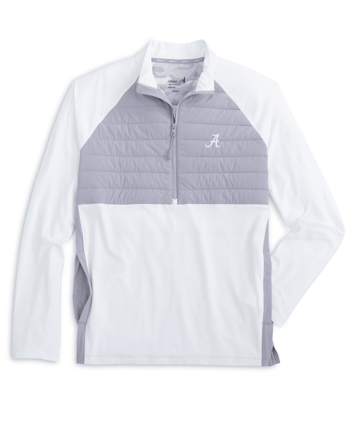 Johnnie O White Salter Quarter Zip (Script A)