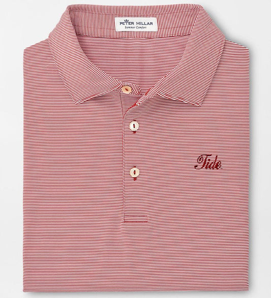 Peter Millar Crimson Jubilee Polo (Tide Script)