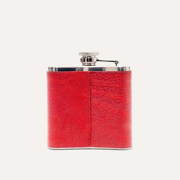 Will Leather Goods Leather & Stainless Steel Flask (2 Colors)