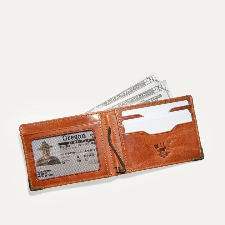 Will Leather Goods Industrialist Billfold - Ginger