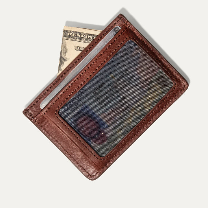 Will Leather Goods Classic Front Pocket Wallet