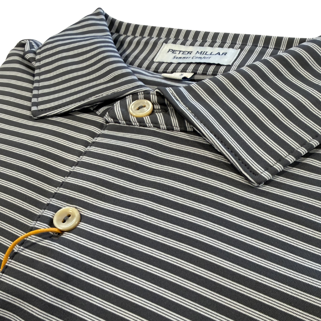 Peter Millar Tiebreaker Polo- Iron