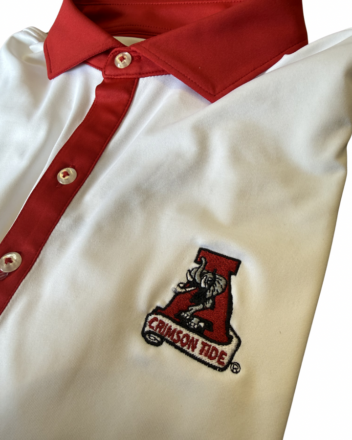 Johnnie-O Ramos Polo- Crimson (Vault)