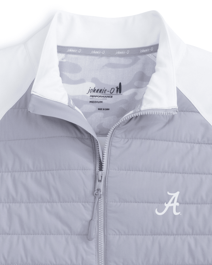 Johnnie O White Salter Quarter Zip (Script A)