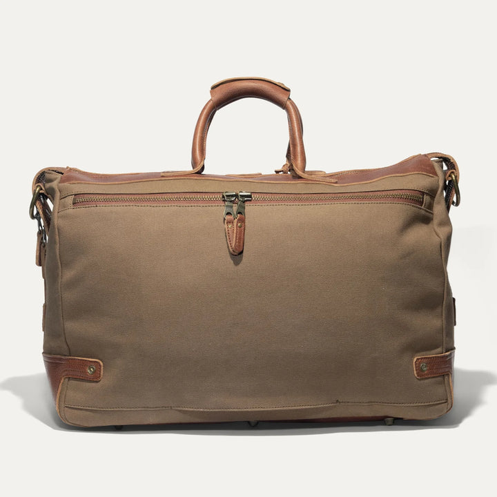 Will Leather Goods Canvas and Leather Duffle - Tobacco/Cognac