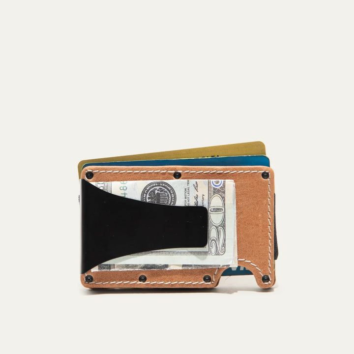 Will Leather Goods Mondrian Card Case - Tan