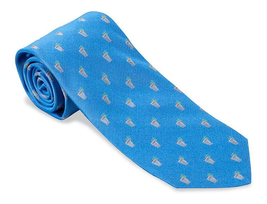 R. Hanauer Tie - Blue Mint Julep