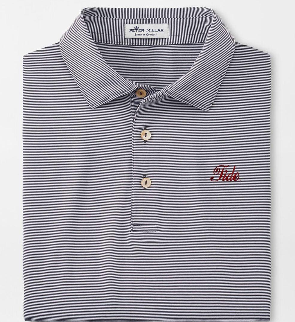 Peter Millar Jubilee Polo- Iron (Tide Script) – The Shirt Shop