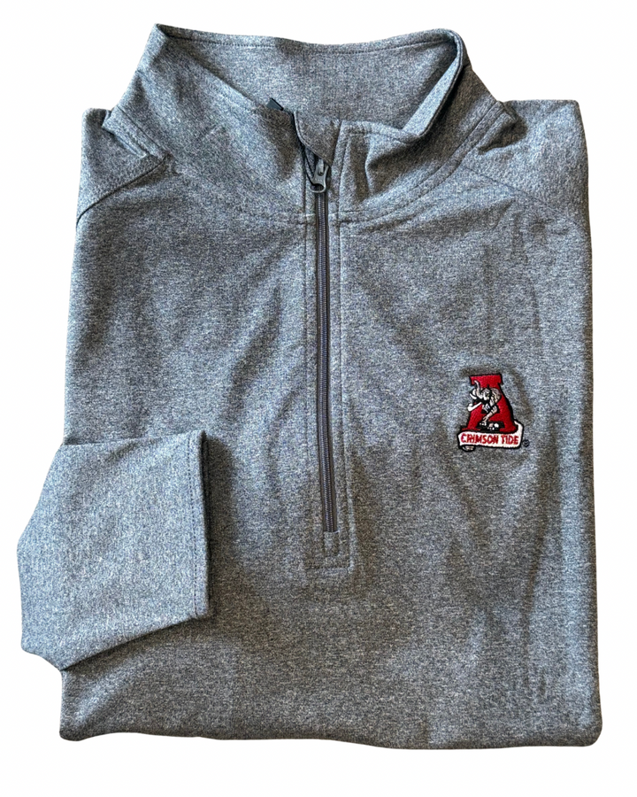 The Shirt Shop Charcoal Gray Heathered Quarter Zip (Vault)