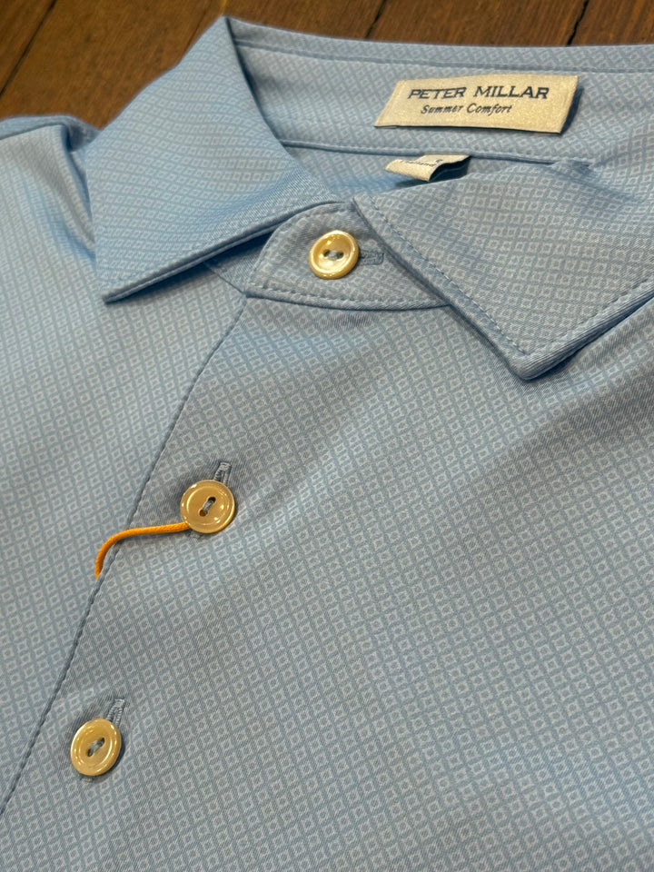 Peter Millar Hugo Polo- Cottage Blue
