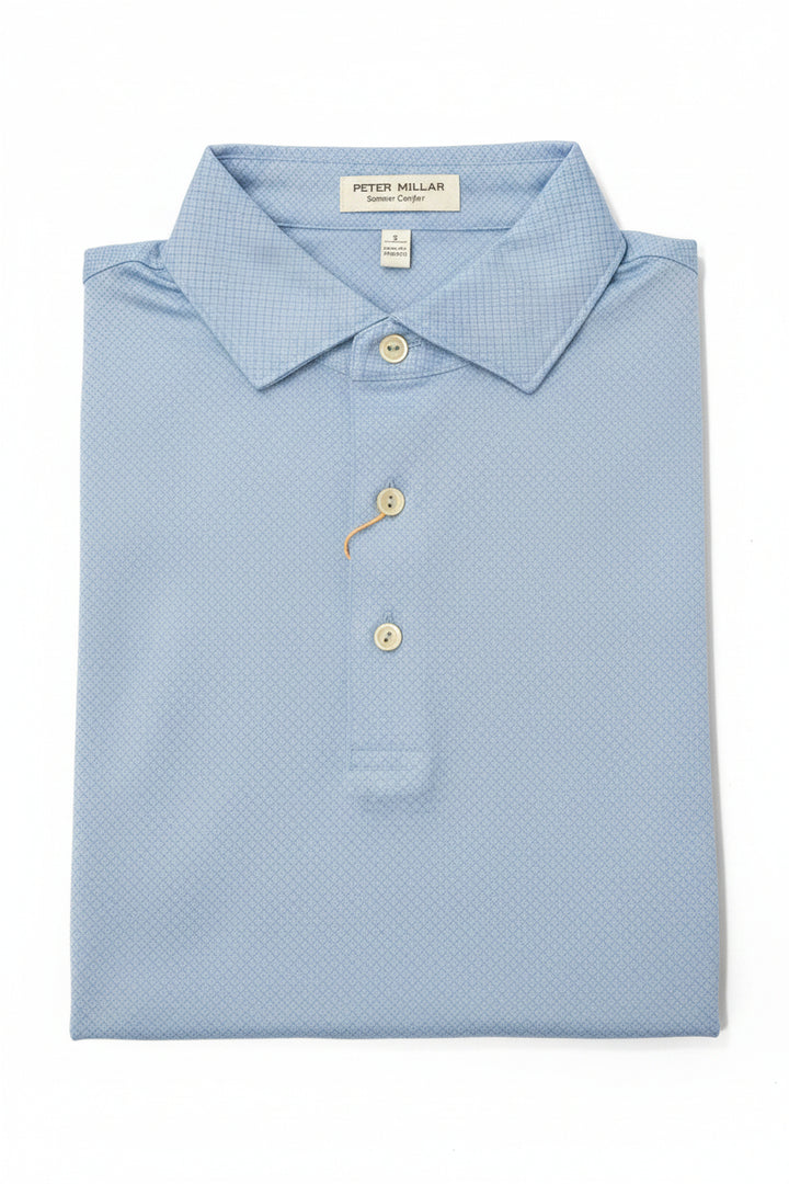 Peter Millar Hugo Polo- Cottage Blue