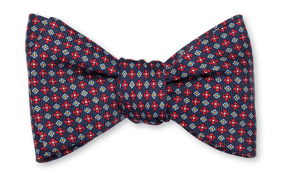 R. Hanauer Bow Tie - Navy Fairway Neats
