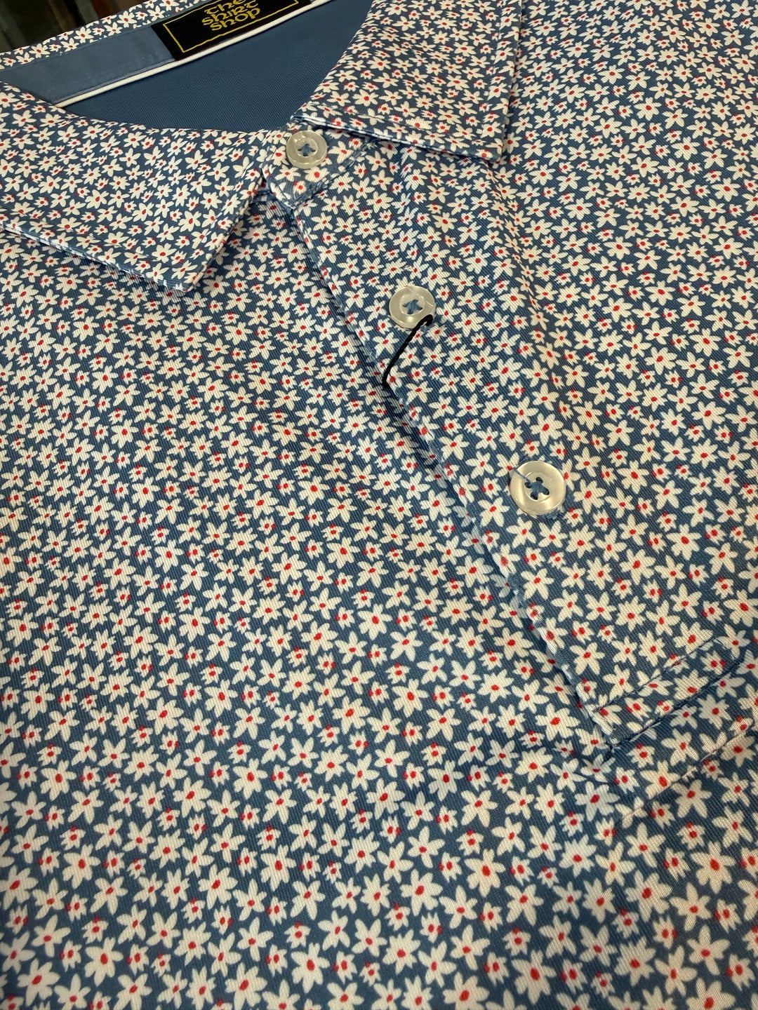 The Shirt Shop Hibiscus Polo