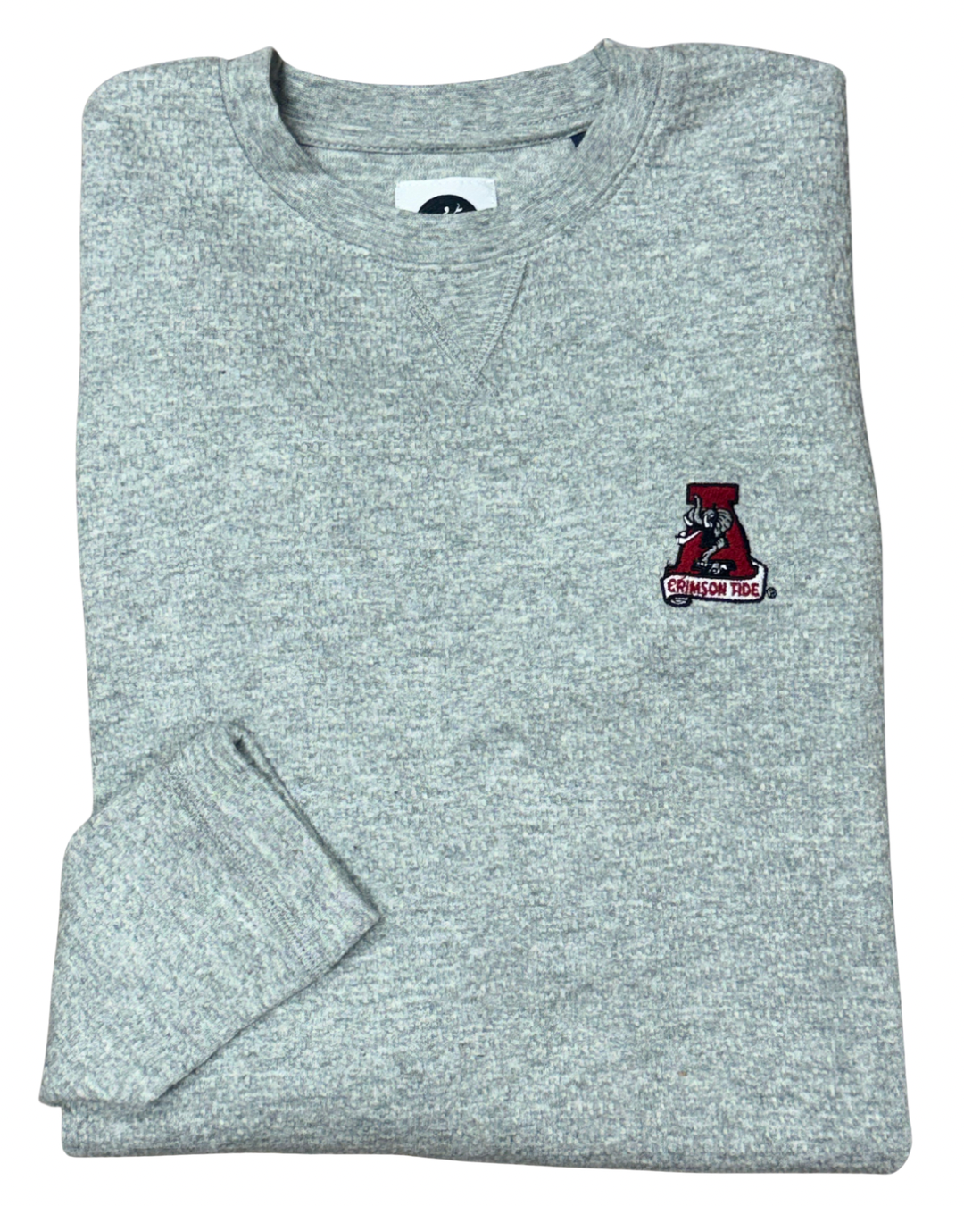 Toes on the Nose Tahoe Waffle Crew- Light Grey (Vault)