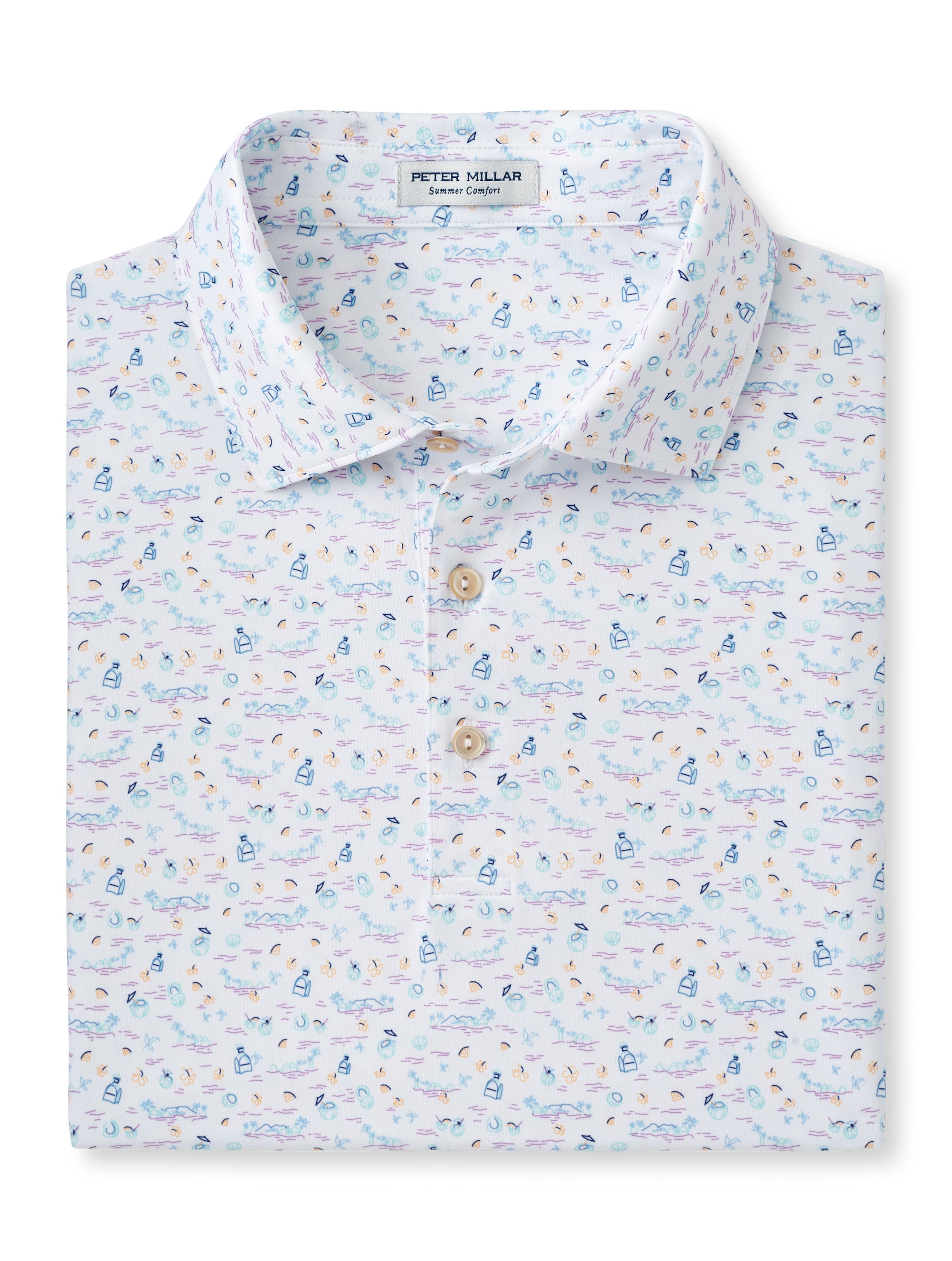 Peter Millar 5 O Clock In Fiji Polo The Shirt Shop