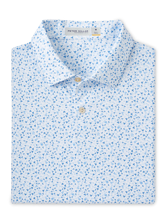 Peter Millar Featherweight When Life Gives You Lemons Polo - White