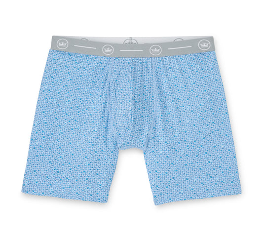 Peter Millar Whiskey Sour Performance Boxer Brief - Cottage Blue