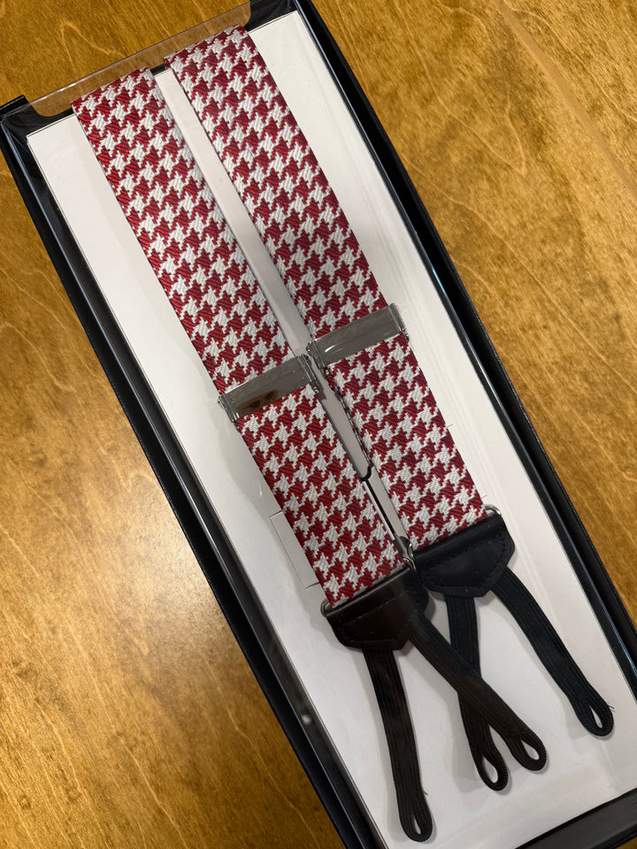 R. Hanauer Houndstooth Suspenders (2 Colors)