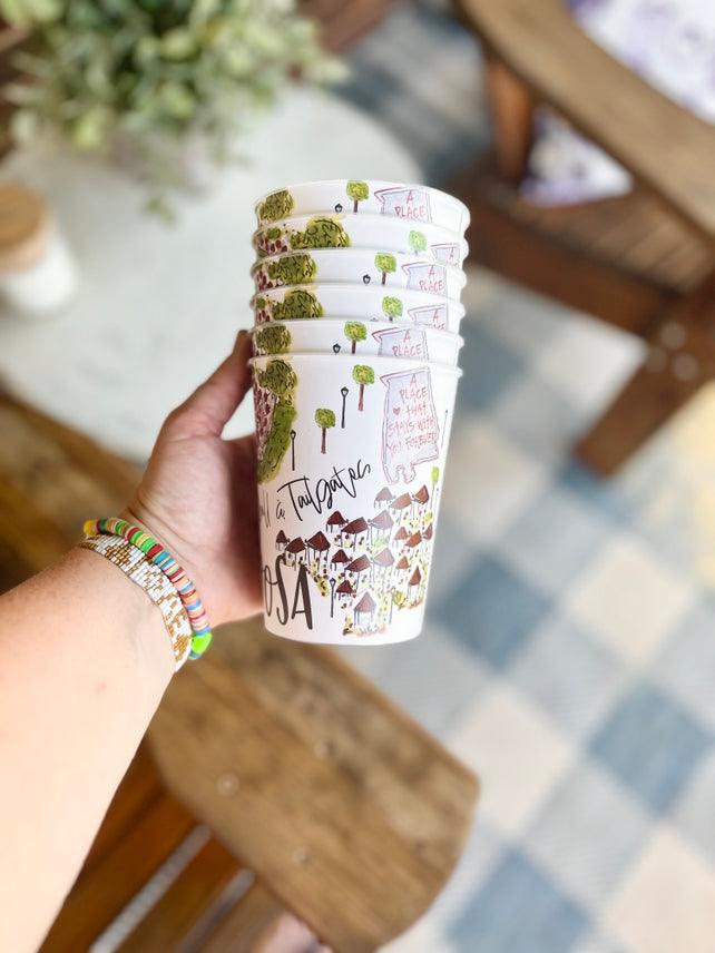 Tuscaloosa Tailgate Reusable Cups