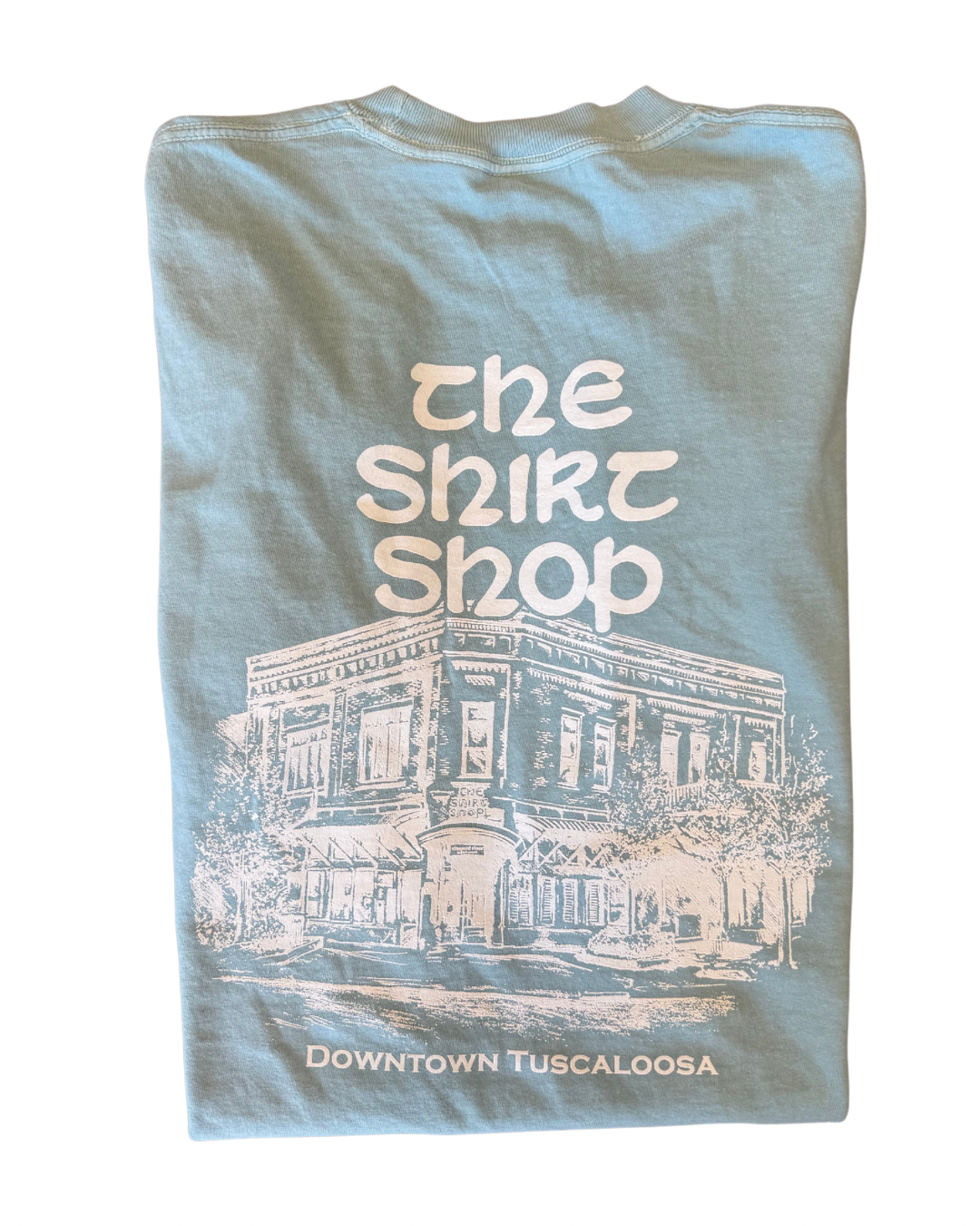 The Shirt Shop Short Sleeve T-Shirt- Building Logo