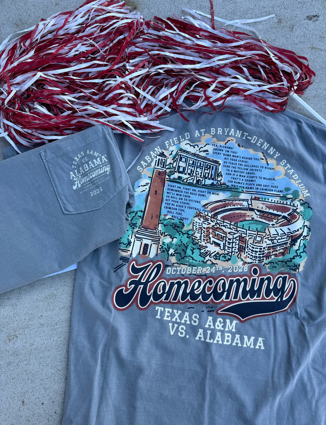 The Shirt Shop 2026 Alabama vs. Texas A&M T-Shirt
