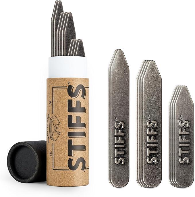 Wurkin Stiffs - Pack of 10 Brass Collar Stays (2"-2.75")