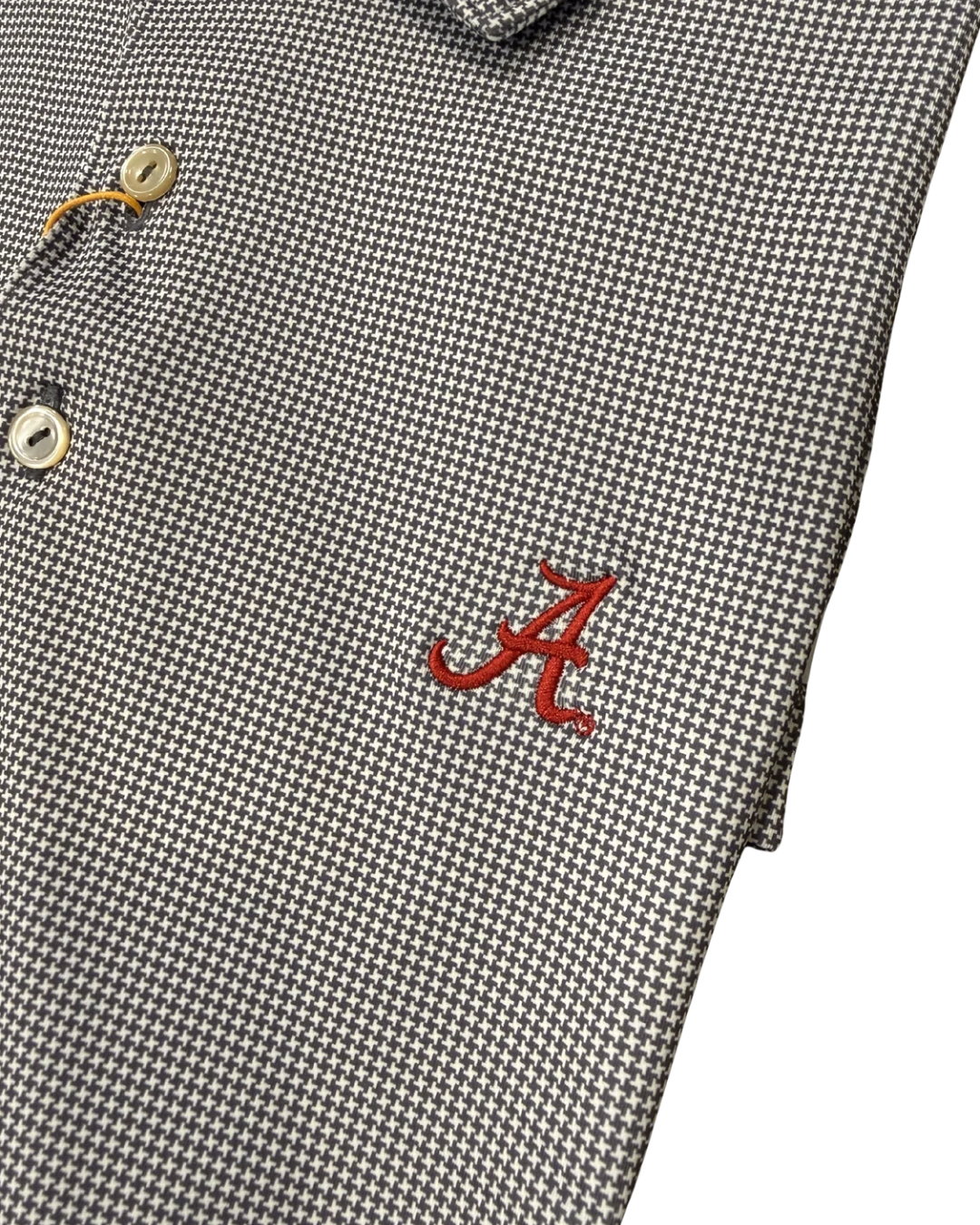 Peter Millar Border Polo- Iron (Script "A")
