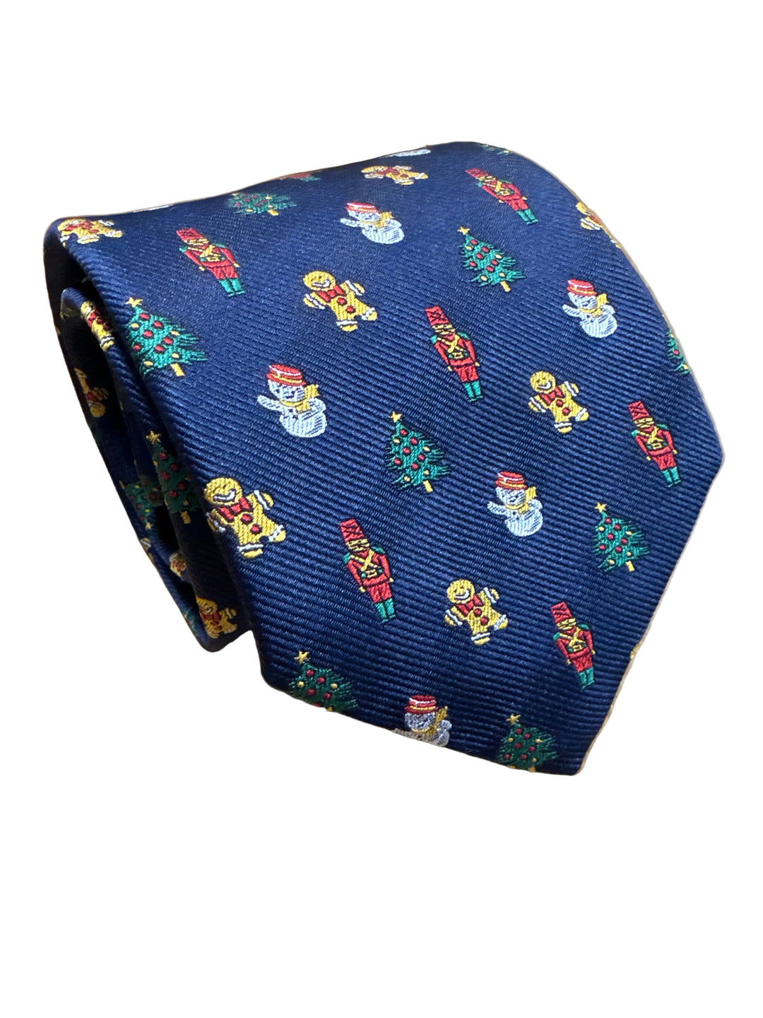 R. Hanauer Tie - Navy Holiday