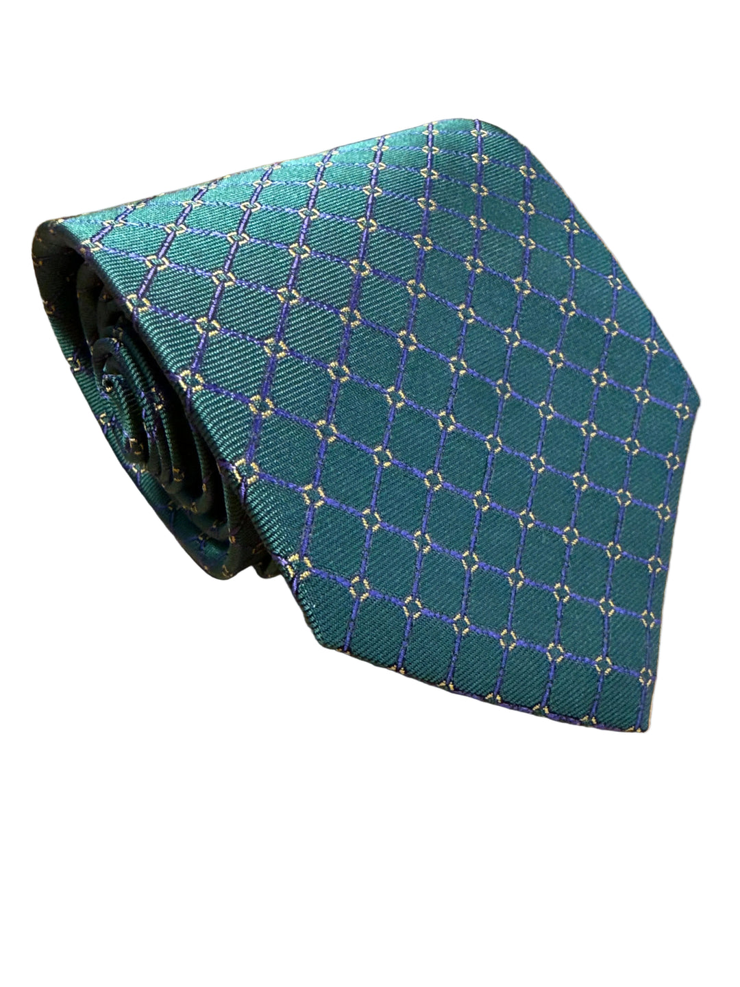 R. Hanauer Tie - Green Delta Links