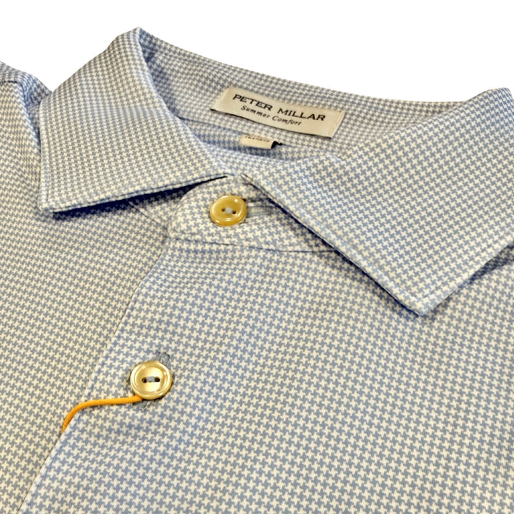 Peter Millar Border Polo- Cottage Blue