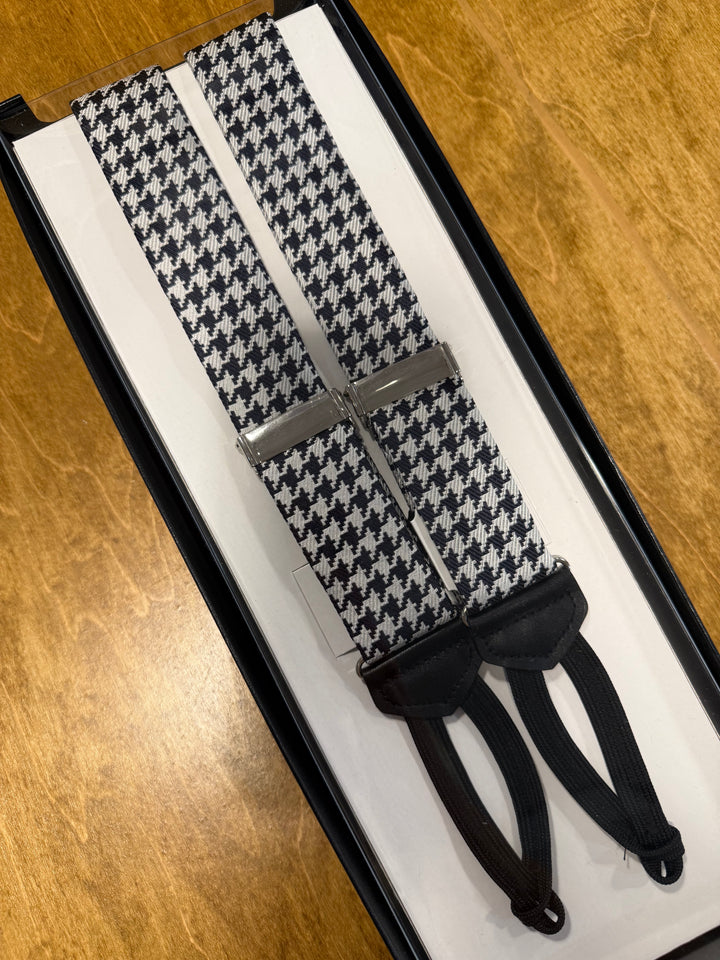 R. Hanauer Houndstooth Suspenders (2 Colors)