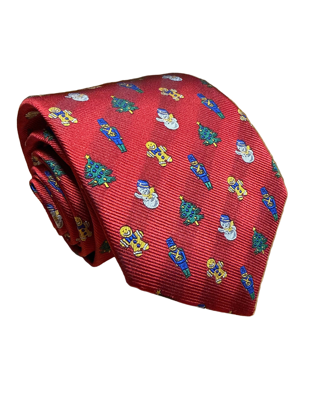 R. Hanauer Tie - Red Holiday