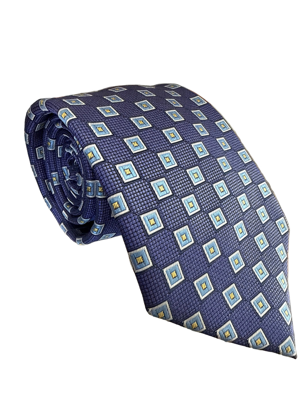 The Shirt Shop Tie- Purple with Squares