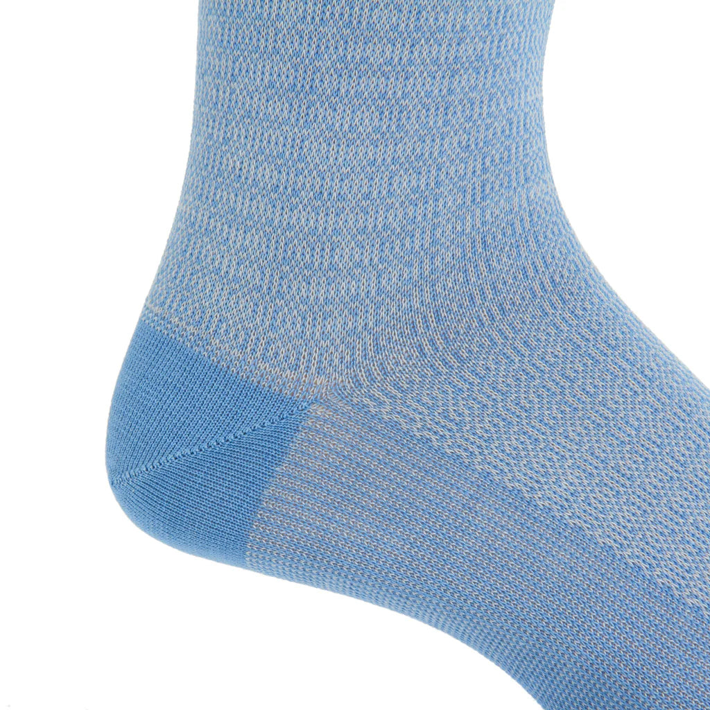 The Shirt Shop Socks- Azure & Ash Chain Link