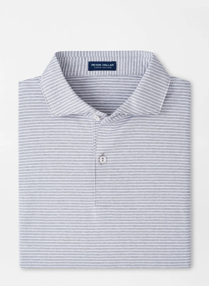 Peter Millar Ballad Performance Jersey Polo- Gale Grey