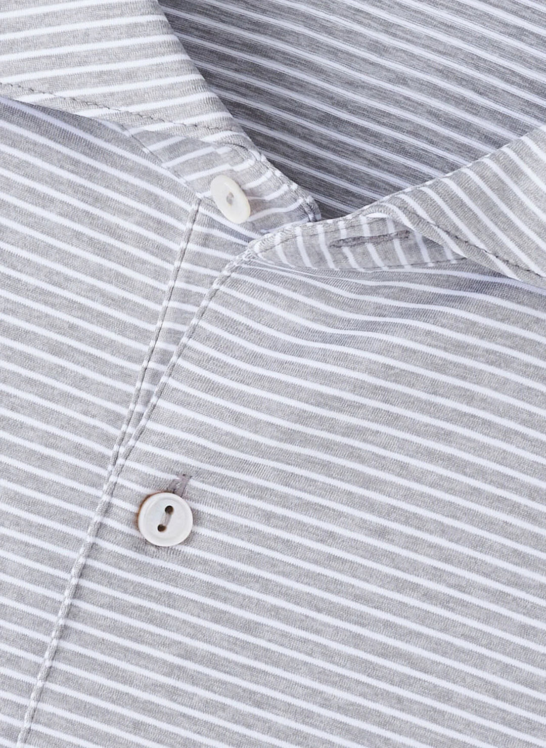 Peter Millar Ballad Performance Jersey Polo- Gale Grey