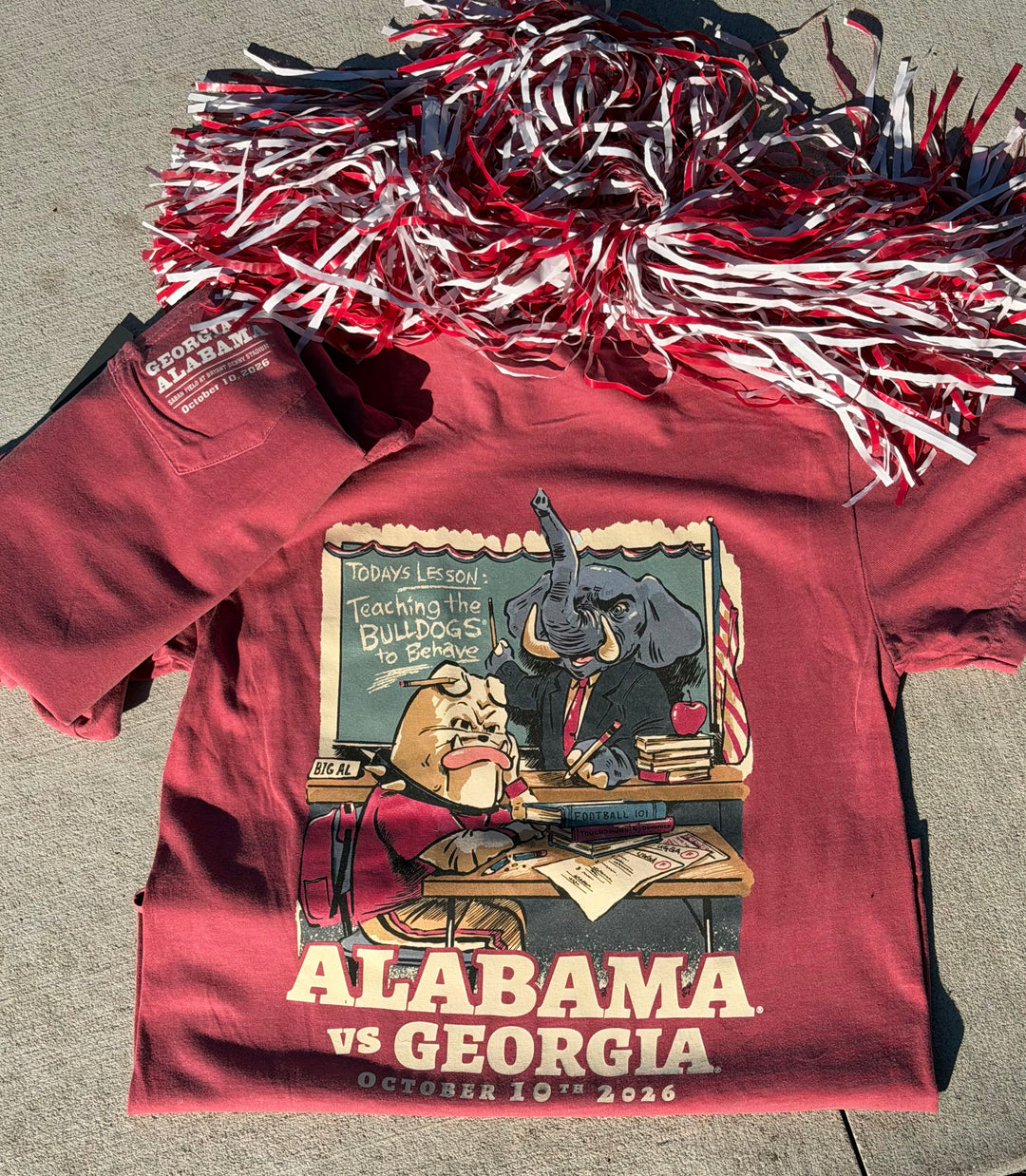 The Shirt Shop 2026 Alabama vs. Georgia T-Shirt