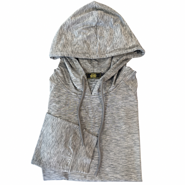 The Shirt Shop Melange Hoodie- Black (Tide Script)