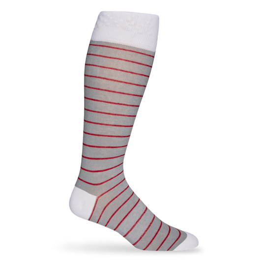 DeadSoxy Crimson Wide Stripe Socks
