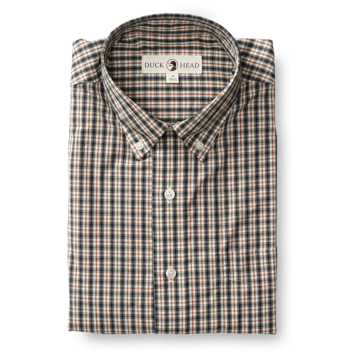 Duck Head Hatcher Plaid Poplin Sport Shirt