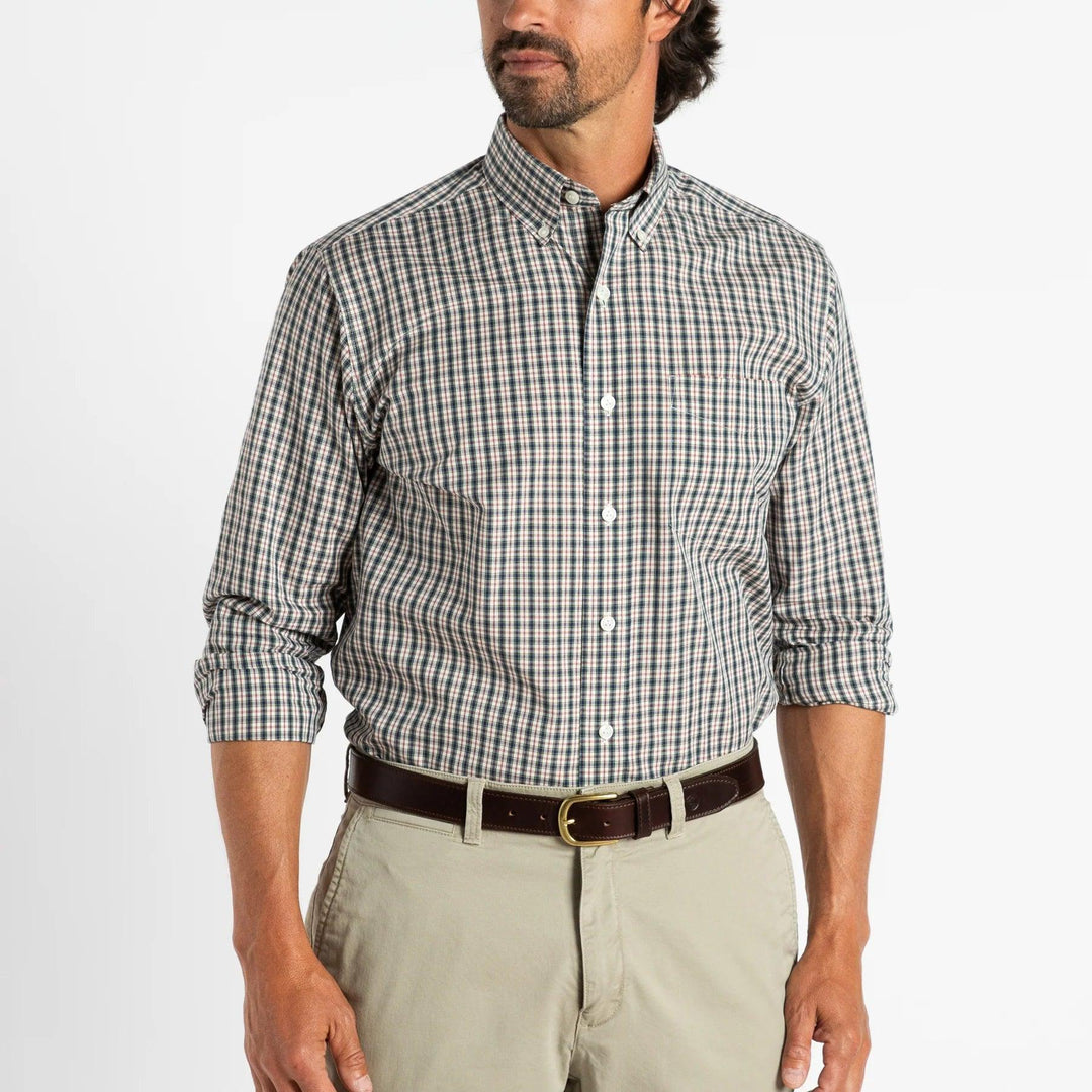 Duck Head Hatcher Plaid Poplin Sport Shirt
