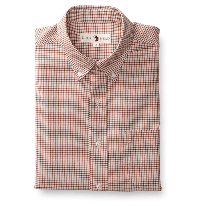 Duck Head Lowery Plaid Cotton Oxford Sport Shirt (2 Colors)