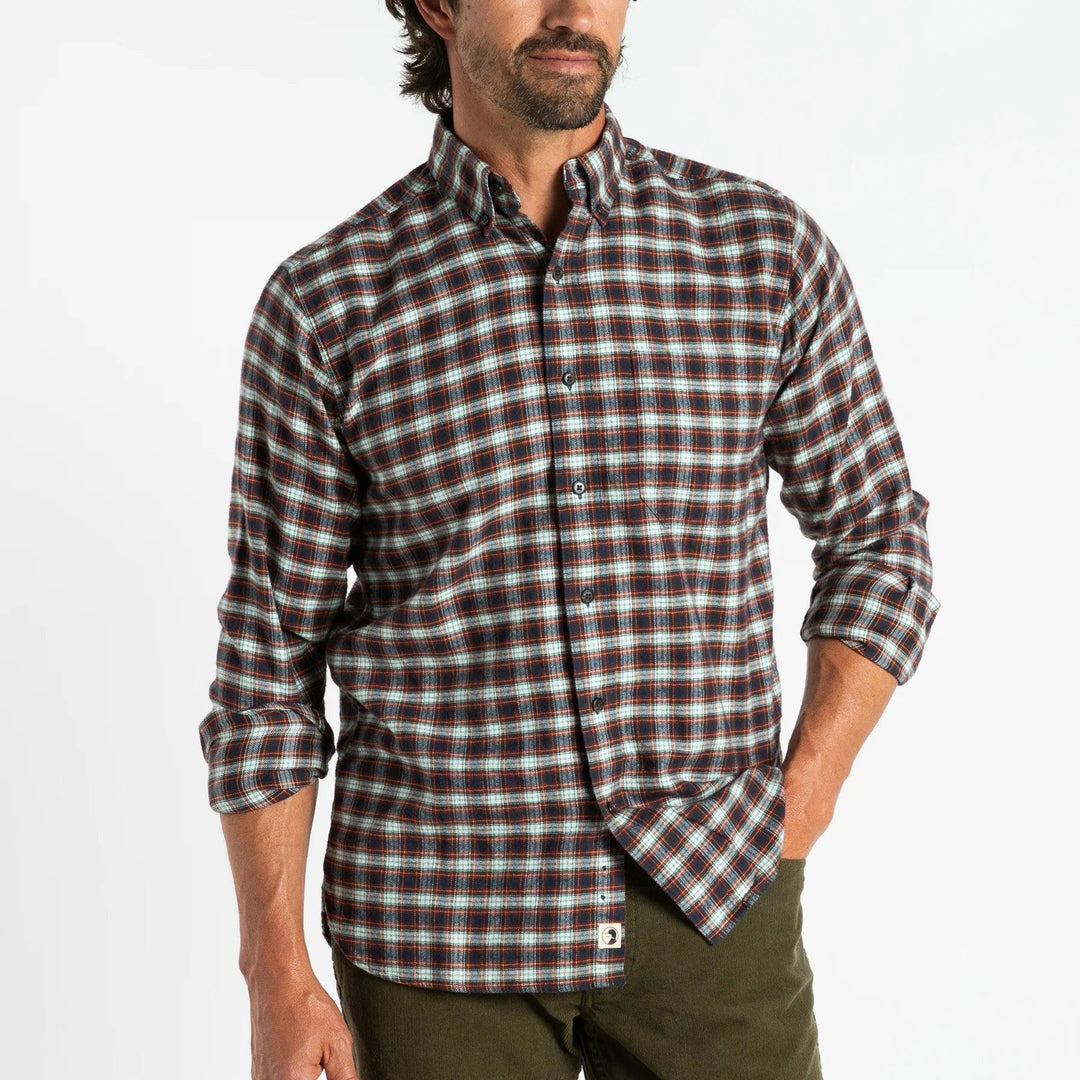 Duck Head Rosemont Plaid Flannel Sport Shirt
